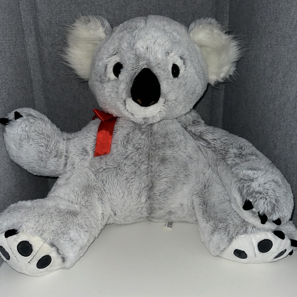 XL Koala Stuffed Animal Walmart 307056 Soft Red Scarf